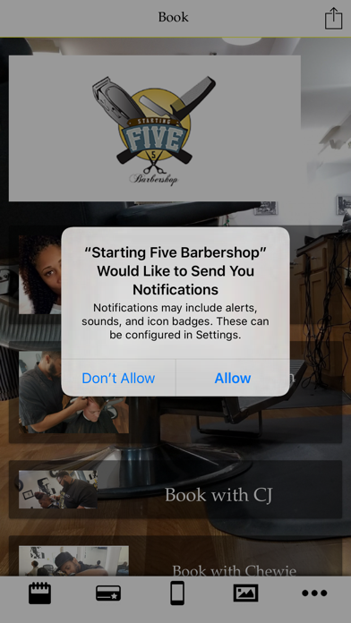 How to cancel & delete Starting Five Barbershop from iphone & ipad 1