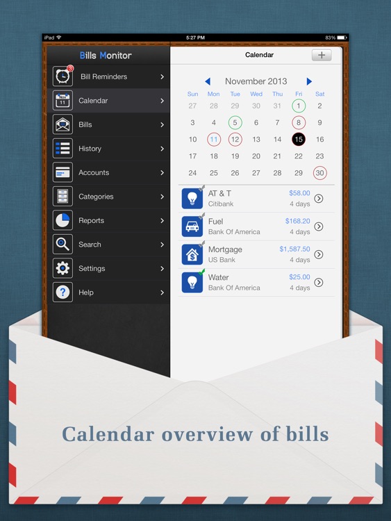 Bills Monitor for iPad screenshot-1
