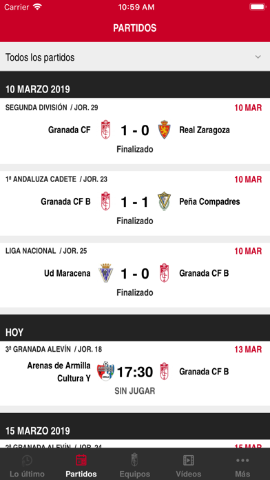 Granada Club de Fútbol screenshot 2