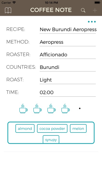 Coffee Note: Cupping & Brewing screenshot-5