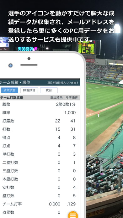 野球チームはタッチスコア GO screenshot 3
