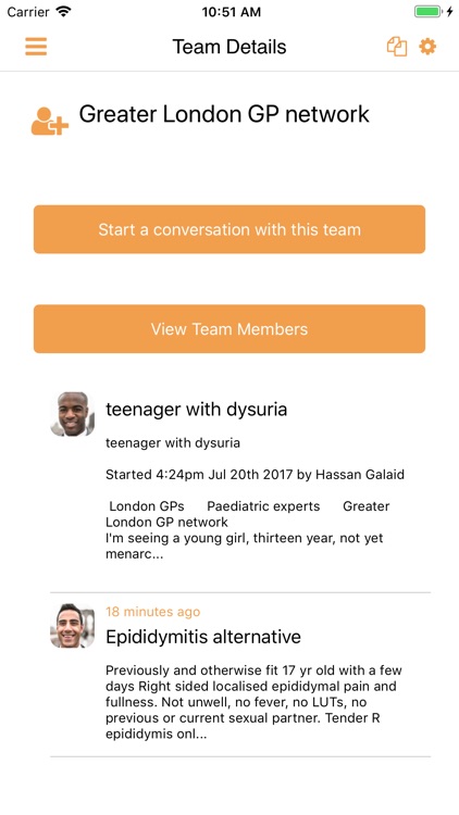 medCrowd: instant messaging screenshot-4