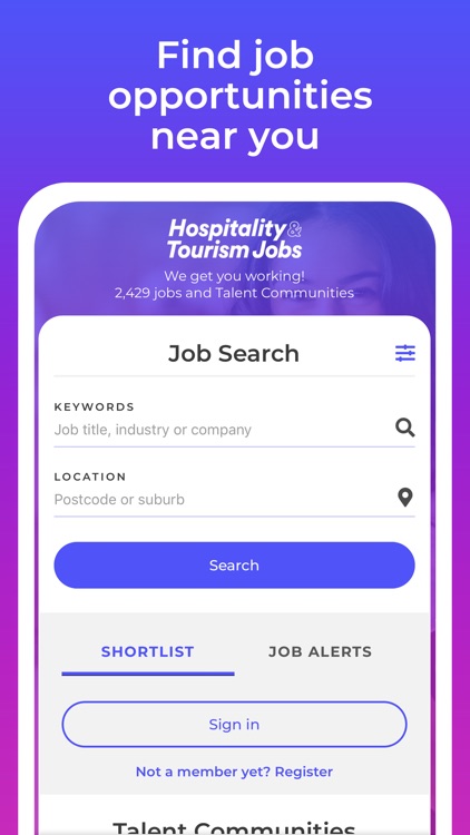 Hospitality & Tourism Jobs