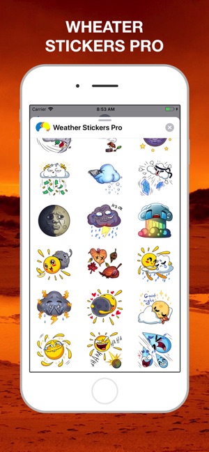 Weather Stickers Pro(圖1)-速報App