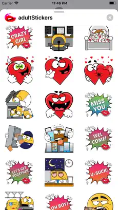 Image 4 adult Bedtime Stickers iphone