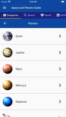 Game screenshot Space and Planets Guide apk