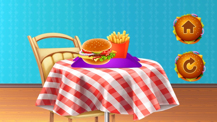 Burgers Cook Fever Food Game screenshot-7