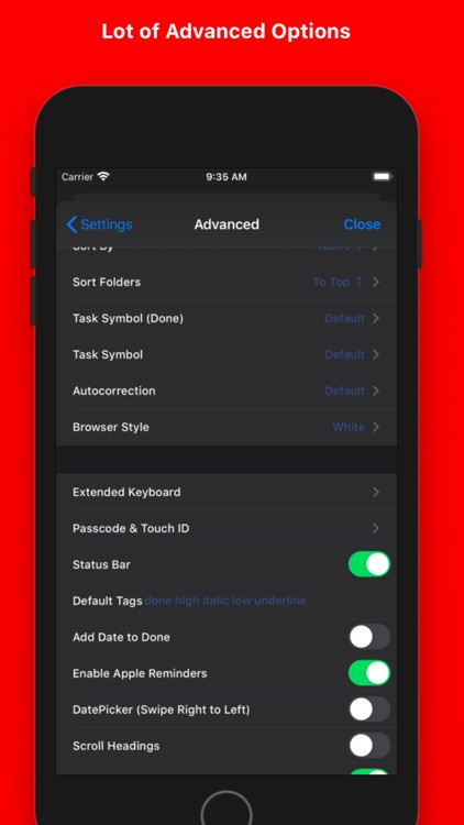 Taskmator - TaskPaper Client screenshot-8