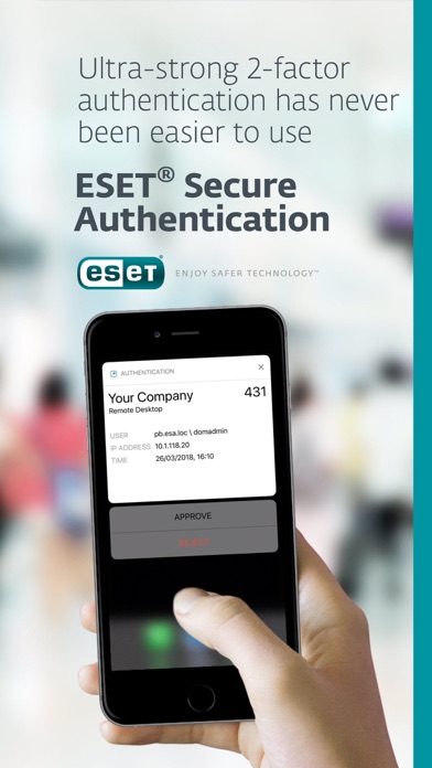 How to cancel & delete ESET Secure Authentication from iphone & ipad 1