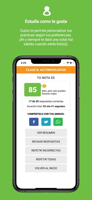 Quiziz Manejo Chile(圖4)-速報App