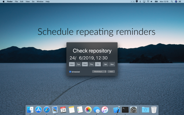 Alarmey 2: menu bar reminders(圖2)-速報App