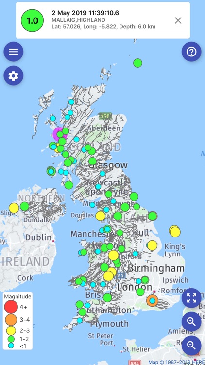 UK Earthquakes