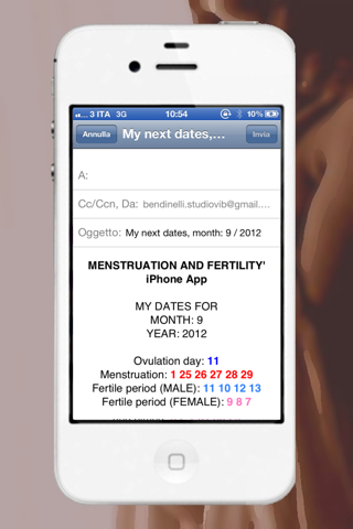 Menstruation & Fertility - Lte screenshot 3