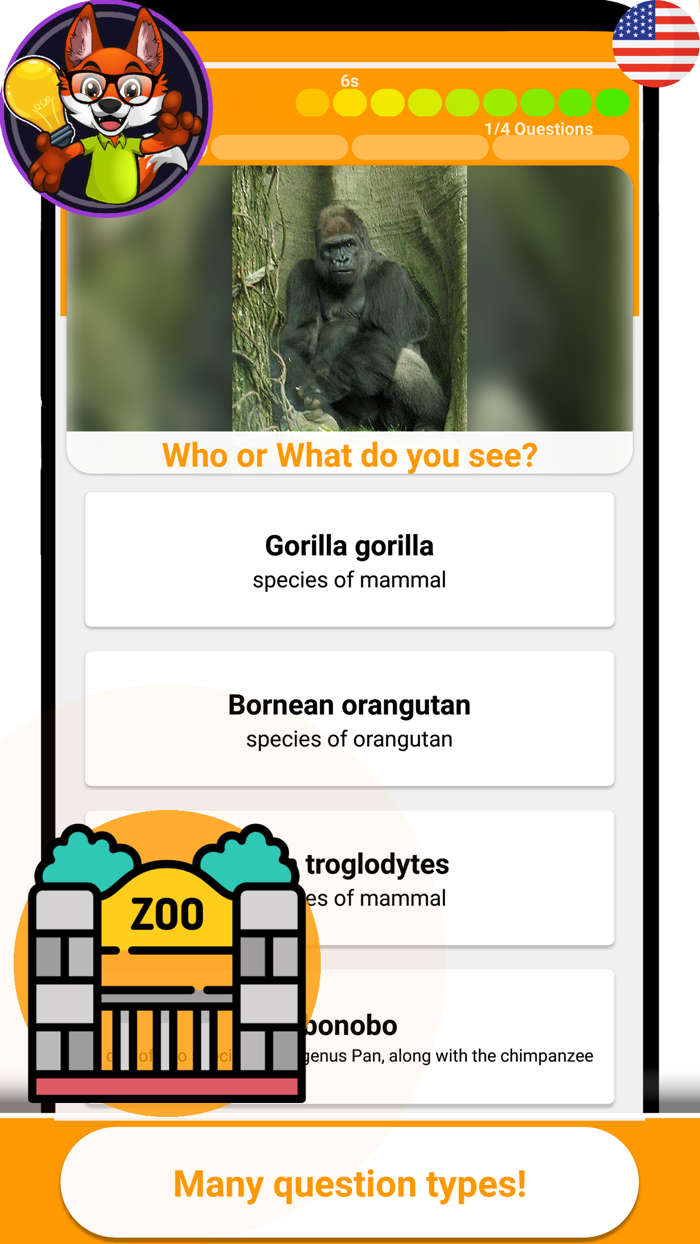 ZooGame Quiz