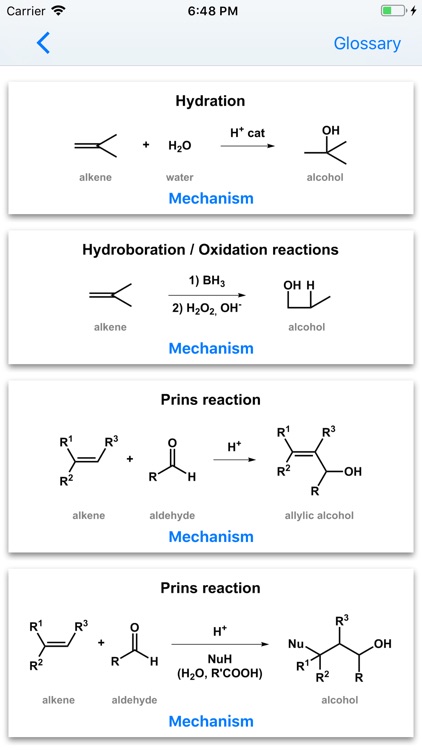 Organic Reactions
