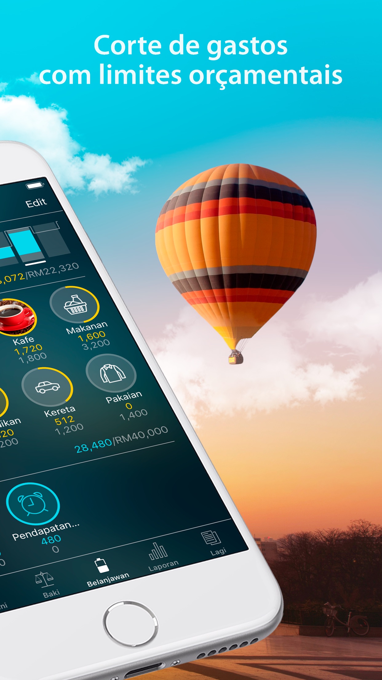 Screenshot do app Money Pro: Finanças Pessoais