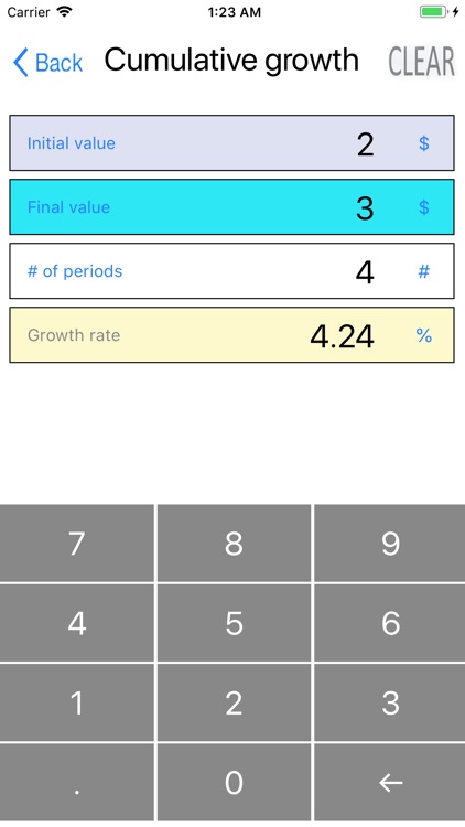 Simple percentage calculator screenshot-3