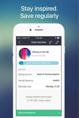 Money Box Pro. Savings Goals - náhled