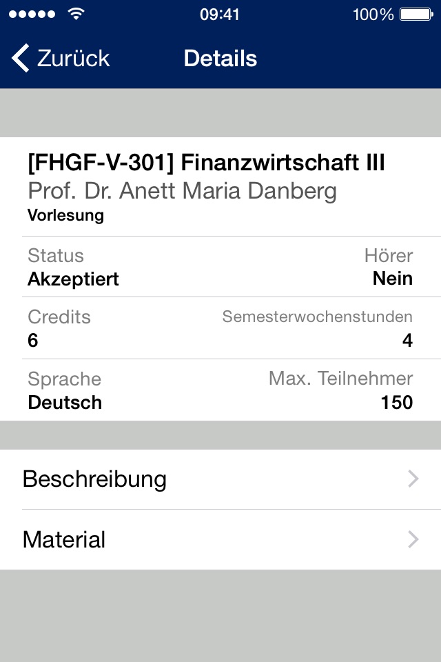 Campusmanagement Uni Paderborn screenshot 3