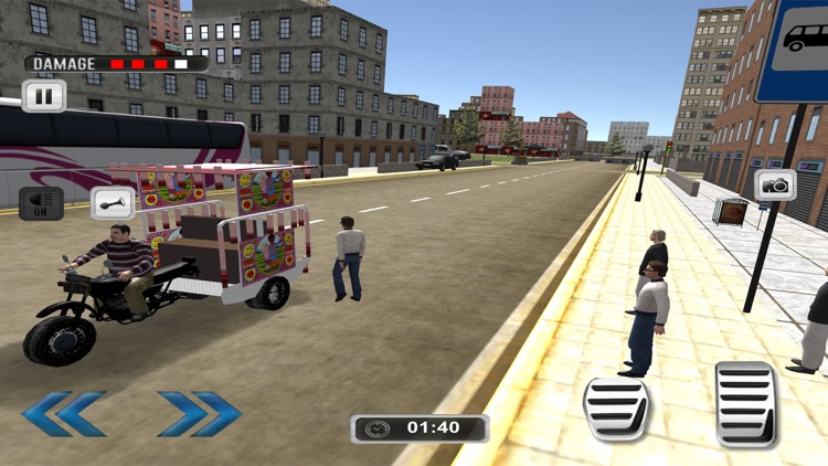 Drive Rickshaw On City Roads screenshot-4