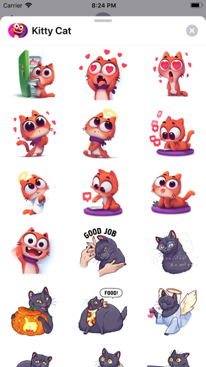 Kitty Cat Stickers(圖4)-速報App