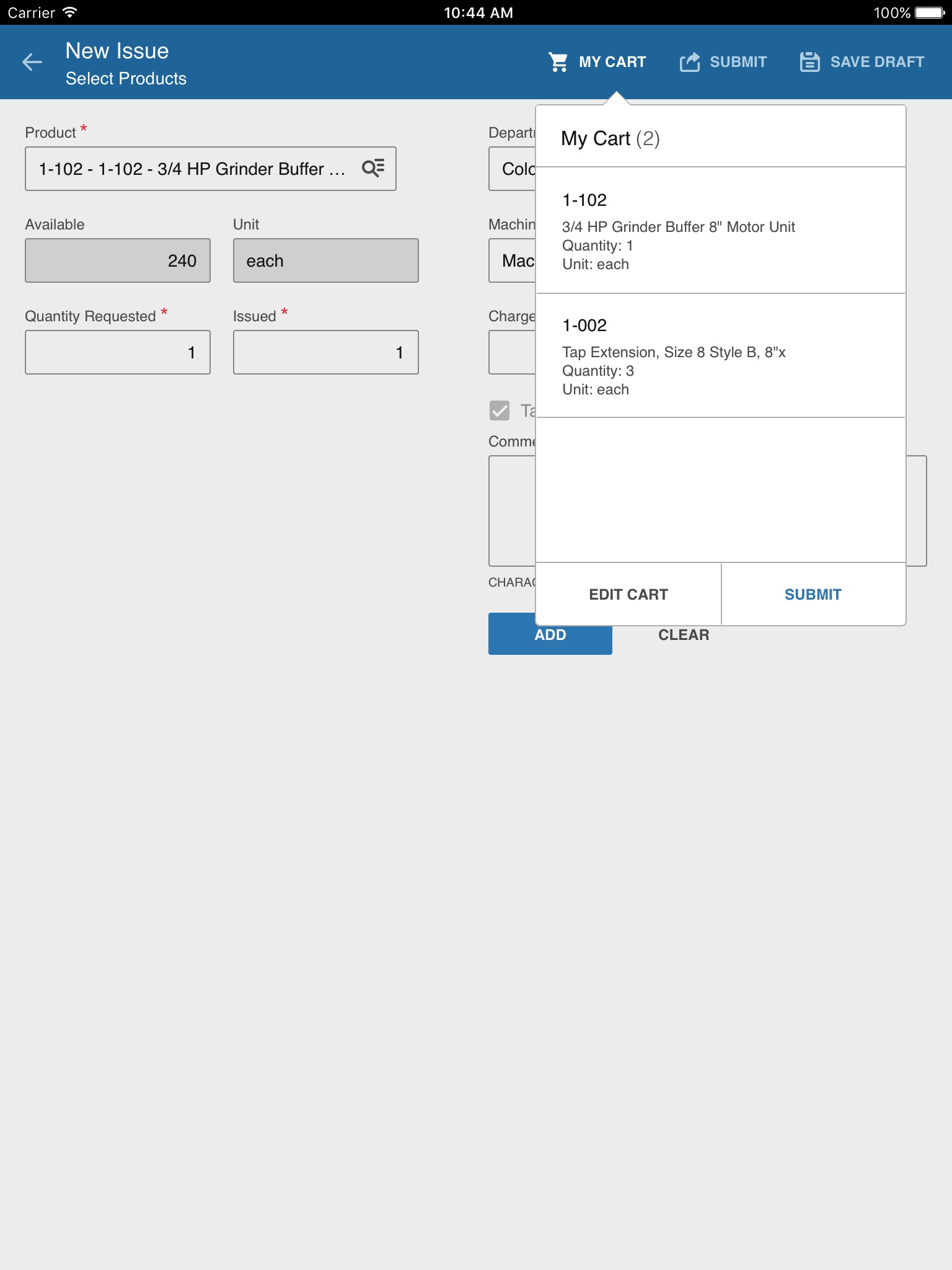 Infor Storeroom Mobile screenshot 4