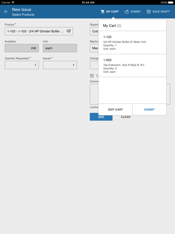 Infor Storeroom Mobile - náhled
