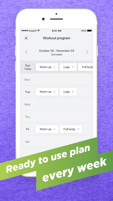 KeepFit - Home Workouts Screenshot 6