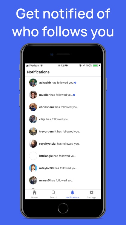 Follow-Connect With Friends screenshot-3