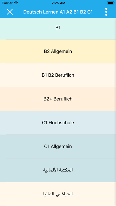 Deutsch Lernen A1 A2 B1 B2 C1 screenshot 2