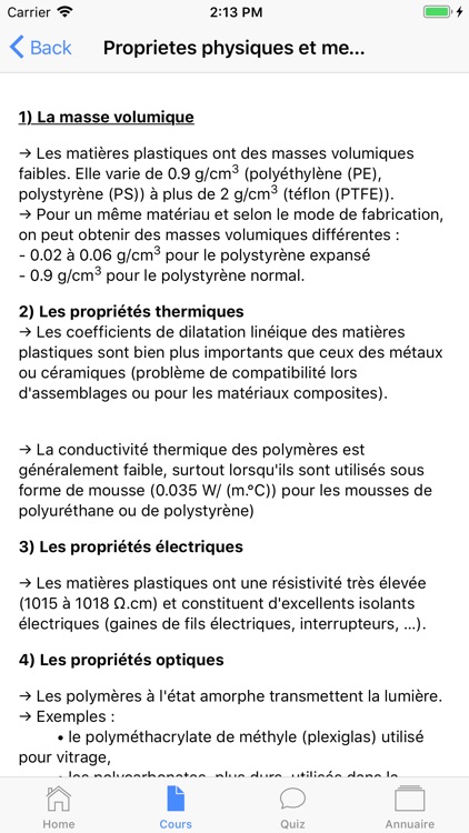 Chimie 1ère ES