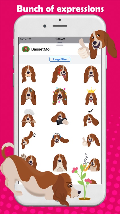 BassetMoji - Basset Emojis