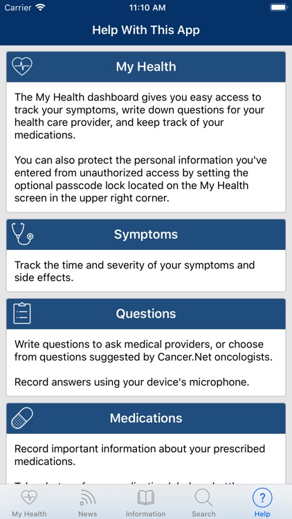 Cancer.Net Mobile screenshot-8