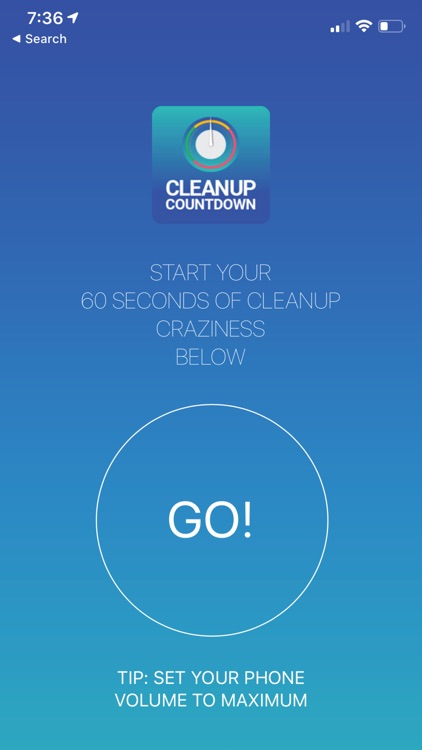 Cleanup Countdown