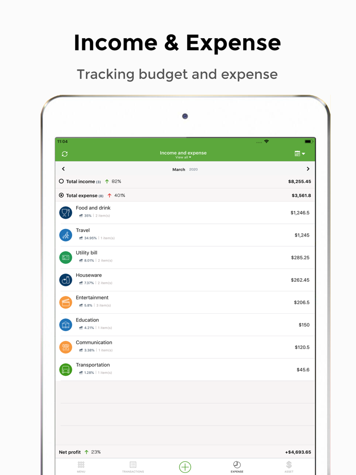 Money Note تعقب النفقات