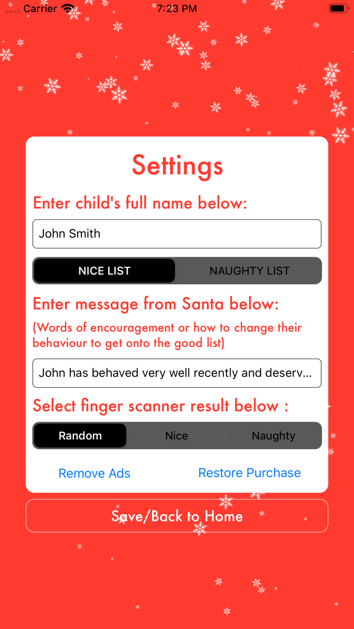 Naughty or Nice List 2019