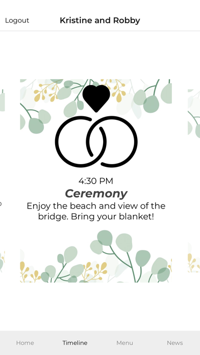 Attend: Wedding App screenshot 2