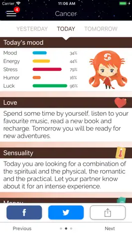 Game screenshot Cancer Horoscope Daily mod apk