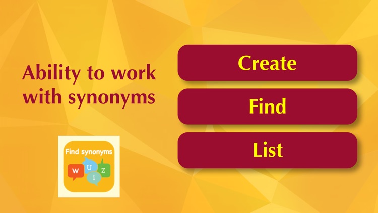 Ability to work with synonyms