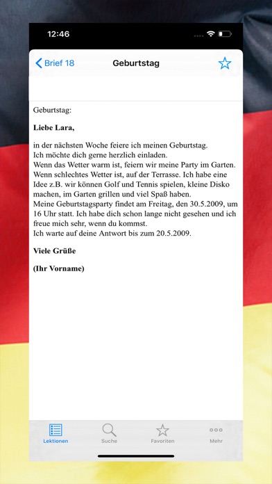 Brief schreiben Deutsch B1 screenshot 2