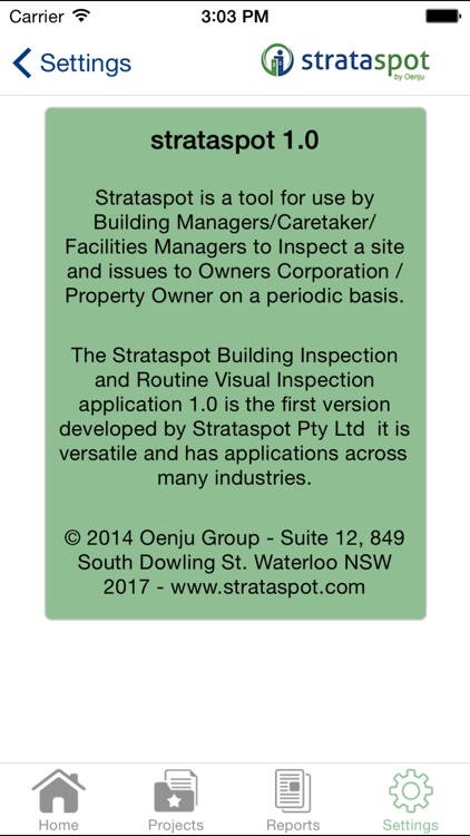 StrataSpot Inspection