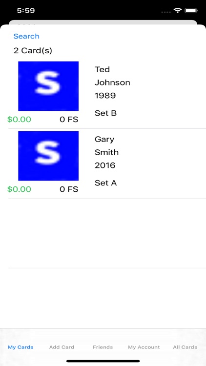 Sports Card DB