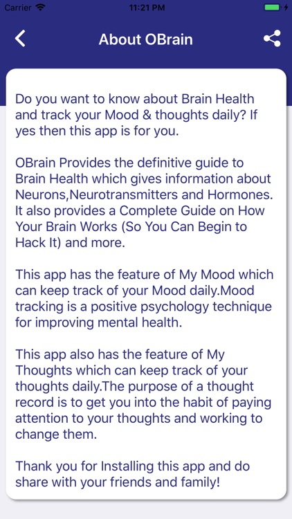 OBrain: Improve Brain Health