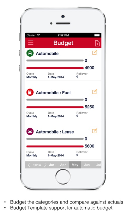 Mobile Expense  Budget Tracker