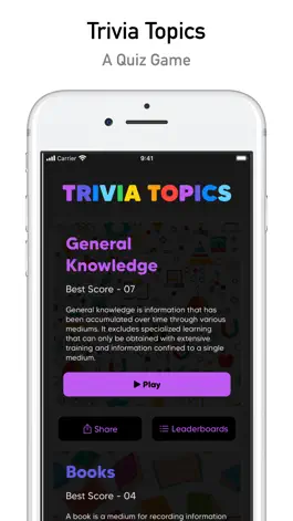 Game screenshot Trivia Topics - A Quiz Game mod apk