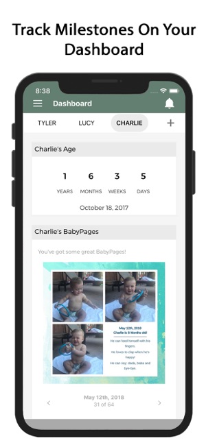 Milestones Tracker | BabyPage