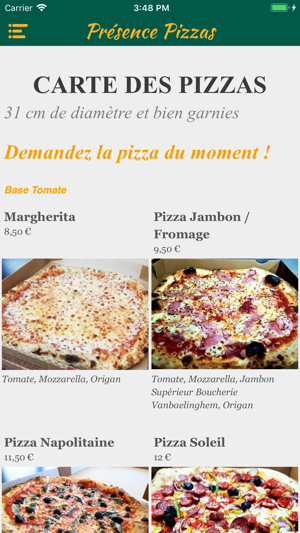 Présence Pizzas(圖5)-速報App