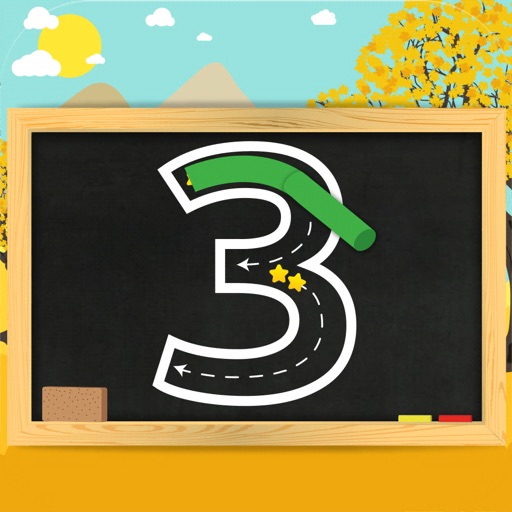 Trace Numbers • Kids Learning Icon