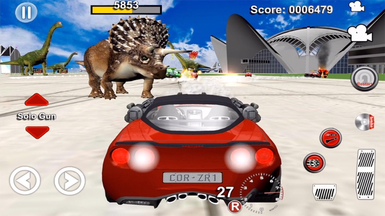 Dino Car Battle-Driver Warrior screenshot-9