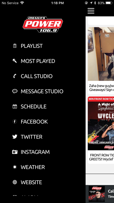 Power 106.9 screenshot 2